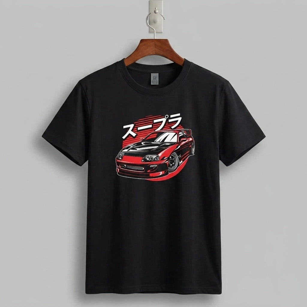 Toyota Supra Mk4 Japanese Katakana Turbo Graphic T-Shirt