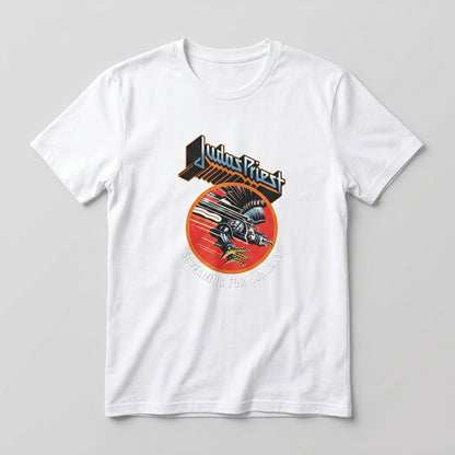 Judas Priest Screaming for Hungary Heavy Metal Graphic T-Shirt