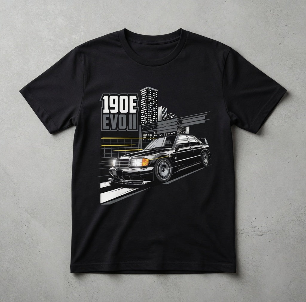 Mercedes-Benz 190E Evo II Black Hoodie