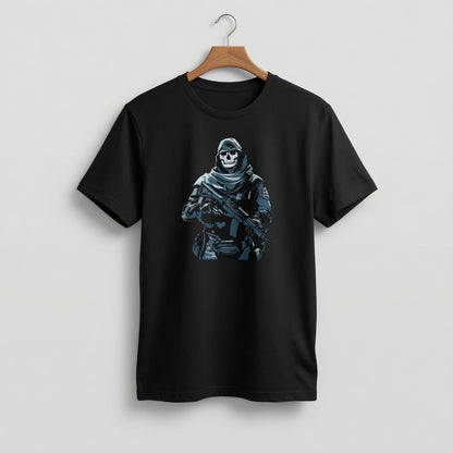Men's Tactical Skull Soldier Graphic T-Shirt