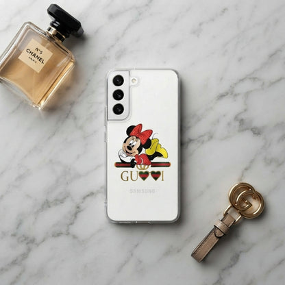 Minnie Mouse Streetwear Designer Clear Case for Samsung Galaxy