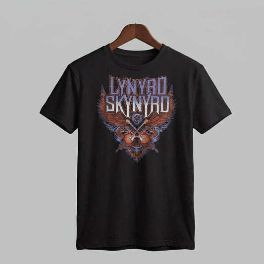 Lynyrd Skynyrd Classic Flying Eagle Southern Rock Graphic T-Shirt