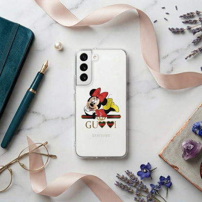 Minnie Mouse Streetwear Designer Clear Case for Samsung Galaxy