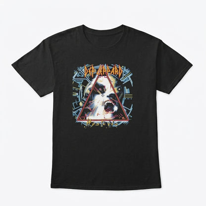 Def Leppard Hysteria Album Cover Classic Rock Graphic T-Shirt