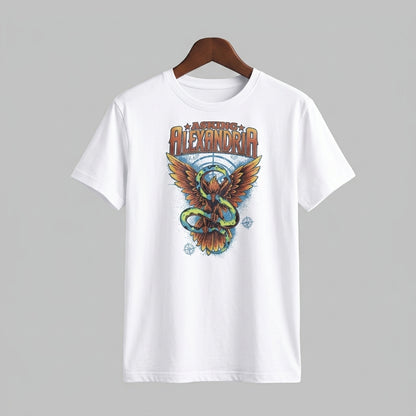 Asking Alexandria Phoenix and Serpent Metalcore Graphic T-Shirt