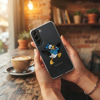 Classic Donald Duck x Adidas Clear Phone Case for Samsung Galaxy