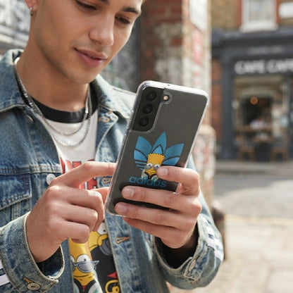 Cool Bart Simpson x Adidas Clear Phone Case for Samsung Galaxy