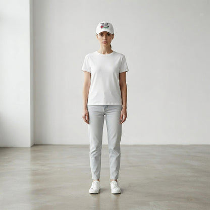 Humanity Above Everything Palestine Flag Graphic Baseball Cap - Solidarity Cap (White)