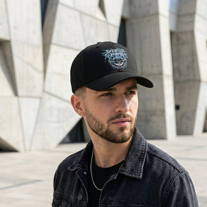 Avenged Sevenfold Deathbat Graphic Baseball Cap - Heavy Metal Rock Band Cap (Black)