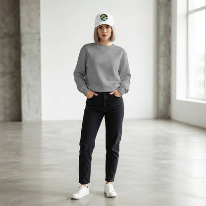 Kashmir Flag Ripped Chest Graphic Baseball Cap - Azad Kashmir Emblem Cap (White)