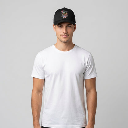 Autism Awareness Why Fit In Born To Stand Out Graphic Baseball Cap (White & Black)