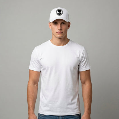 By Order Of The Peaky Blinders Graphic Baseball Cap - Thomas Shelby Crest Cap (White)