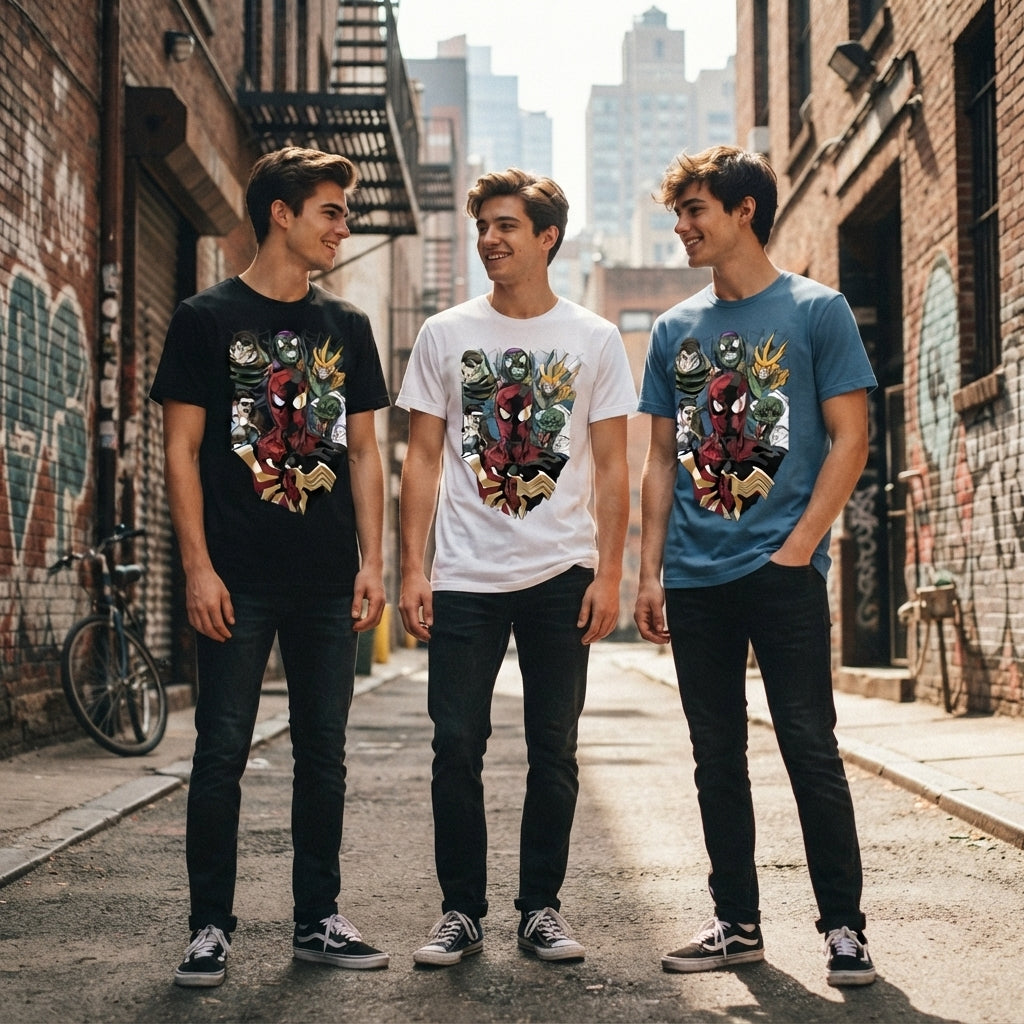 Urban Hero Graphic Printed Men's T-Shirt Collection