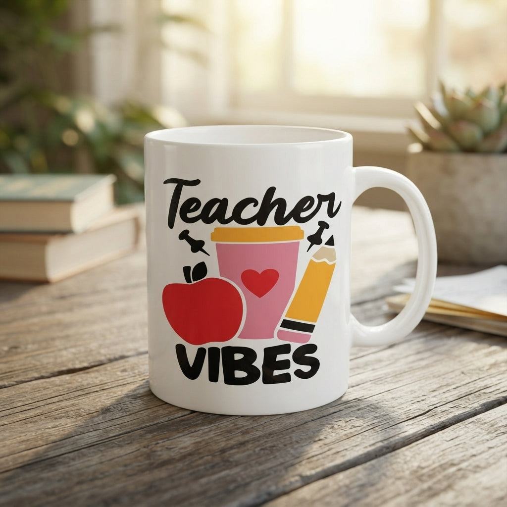 Teacher Appreciation Ceramic Coffee Mug - Gift for Teachers