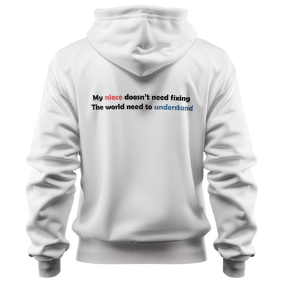Proud Autism Aunty Pullover Hoodie – Advocacy Sweatshirt Supporting My Niece