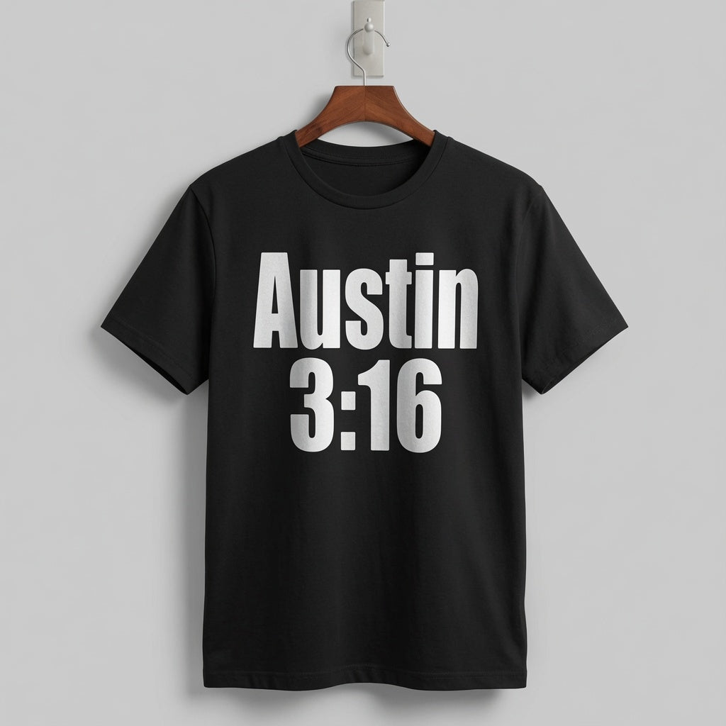 Austin 3:16" Retro Wrestling Graphic Tee