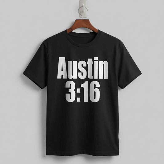 Austin 3:16" Retro Wrestling Graphic Tee