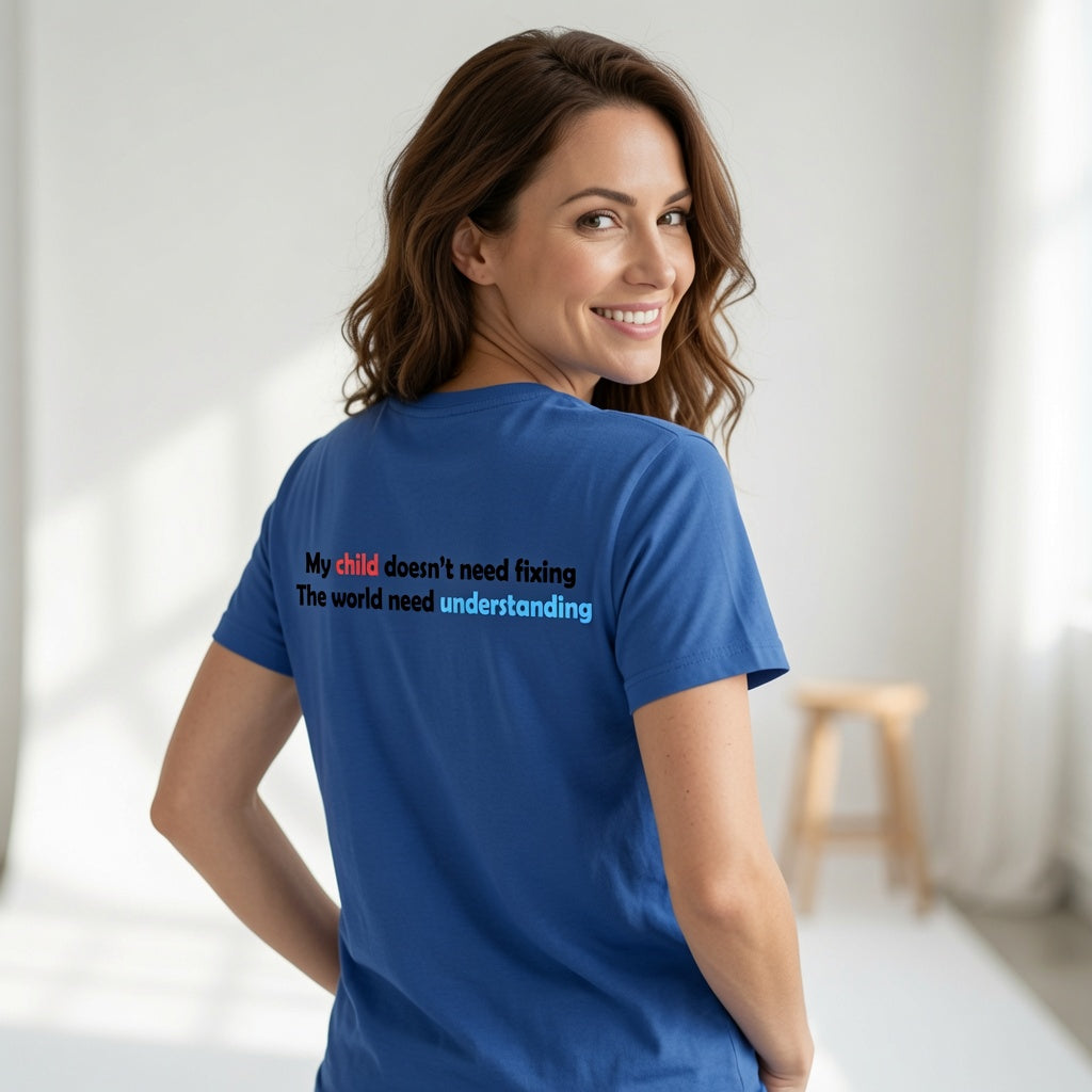 My Child Doesn’t Need Fixing-Autism & Neurodiversity T shit for Mum and DAD