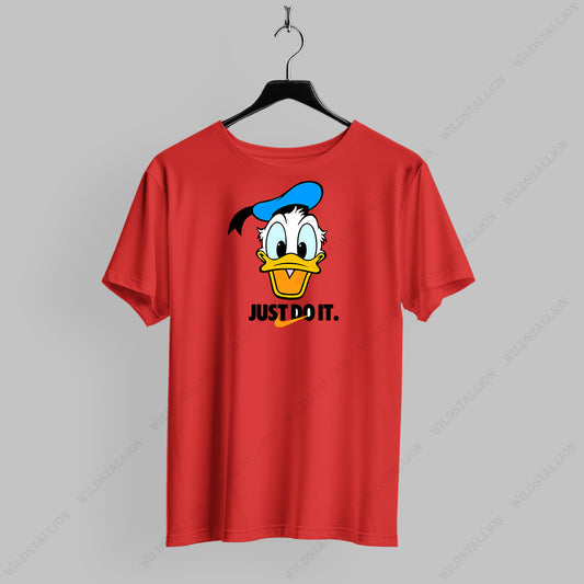 Just Doo It Duck T-Shirt - Fun Graphic Inspired by Nike