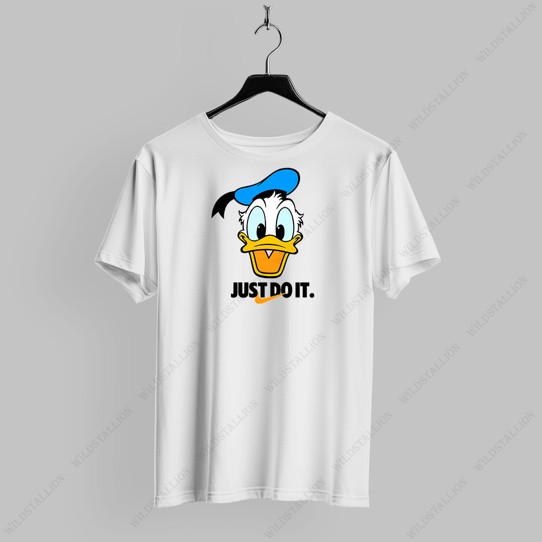 Just Doo It Duck T-Shirt - Fun Graphic Inspired by Nike