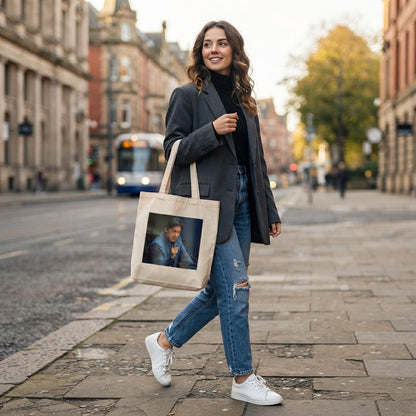 Imran Khan Speech Portrait Canvas Tote Bag – Eco-Friendly Cotton Shoulder Bag