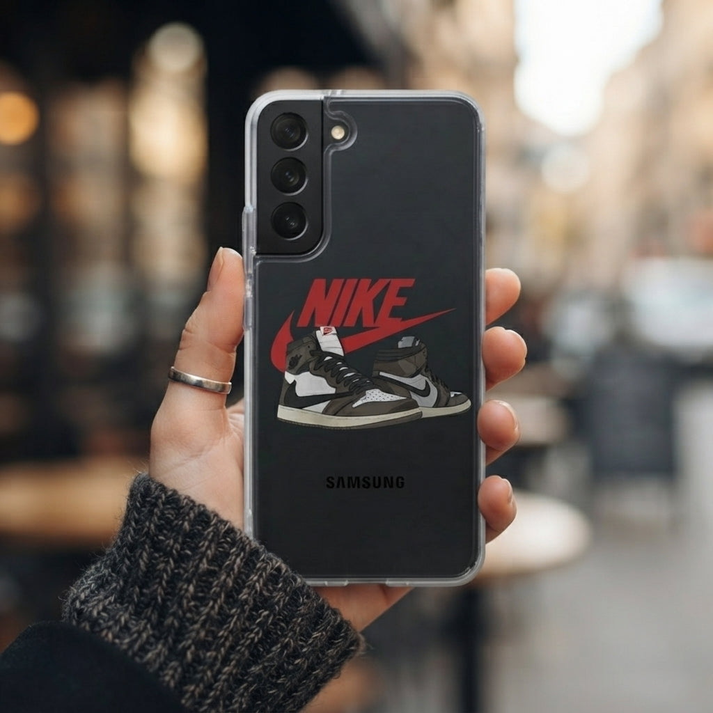 Retro Sneakerhead Streetwear Clear Case for Samsung Galaxy