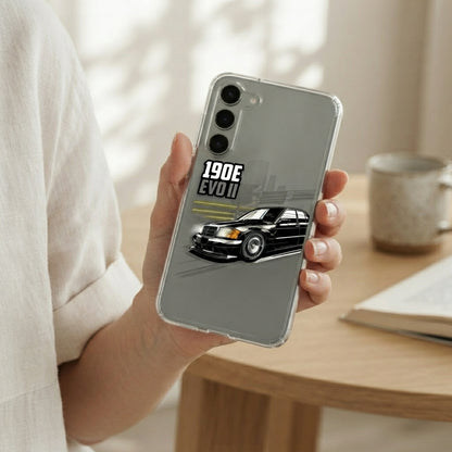 Samsung Clear Phone Case - Mercedes-Benz 190E Evo II Graphic Cover
