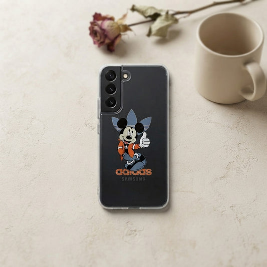 Thumbs Up Mickey Mouse x Adidas Clear Phone Case for Samsung Galaxy