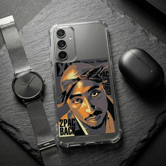 Tupac Shakur 2Pac Special Tribute Clear Case for Samsung Galaxy