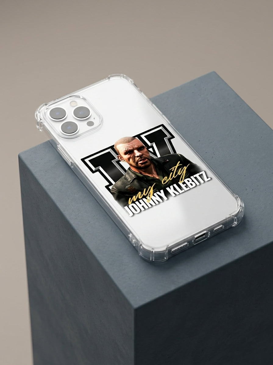 Johnny Klebitz GTA IV Clear Transparent iPhone Case