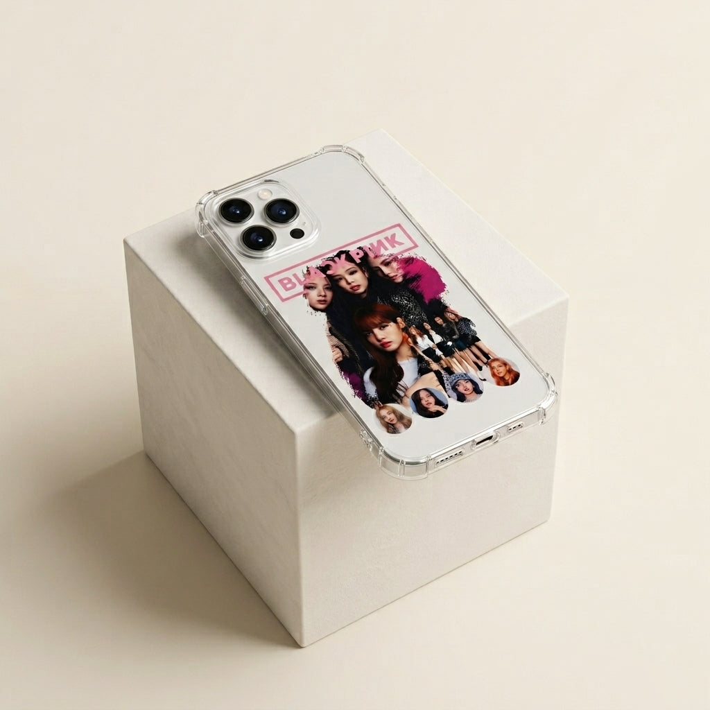 BLACKPINK K-Pop Aesthetic Clear Transparent iPhone Case