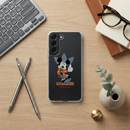Thumbs Up Mickey Mouse x Adidas Clear Phone Case for Samsung Galaxy