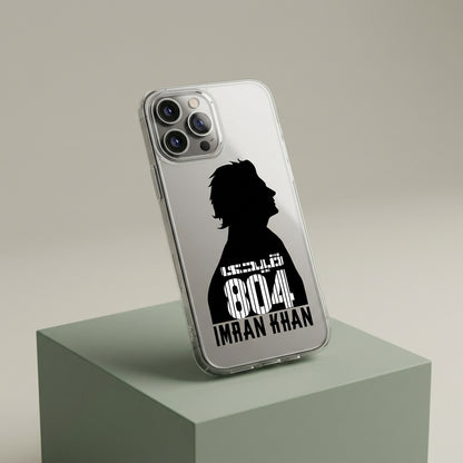Qaidi 804 Imran Khan Clear Transparent iPhone Case