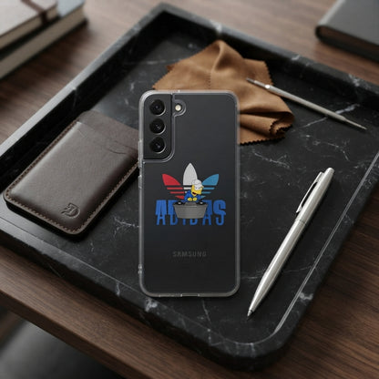 DJ Homer Simpson x Adidas Clear Phone Case for Samsung Galaxy