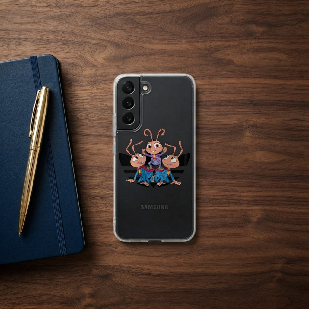 A Bug's Life Ants Trio x Adidas Clear Phone Case for Samsung Galaxy