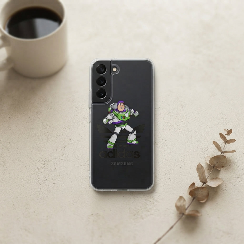 Buzz Lightyear x Adidas Clear Phone Case for Samsung Galaxy
