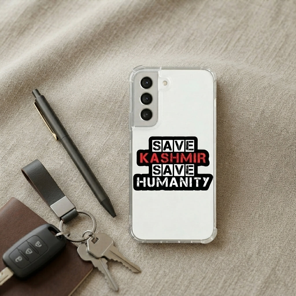 Save Kashmir Save Humanity Clear Case for Samsung Galaxy