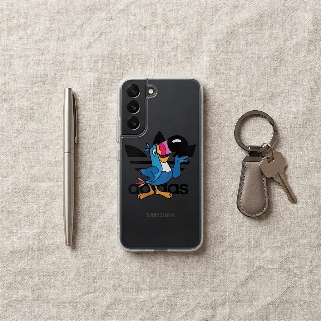 Tropical Toucan Sam x Adidas Clear Phone Case for Samsung Galaxy