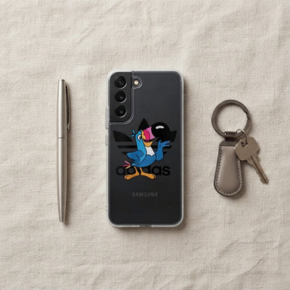 Tropical Toucan Sam x Adidas Clear Phone Case for Samsung Galaxy