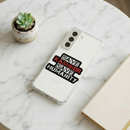 Save Kashmir Save Humanity Clear Case for Samsung Galaxy