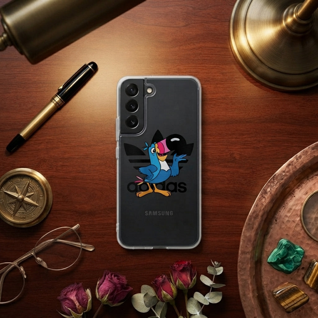 Tropical Toucan Sam x Adidas Clear Phone Case for Samsung Galaxy