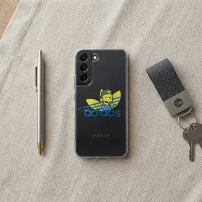 Cool Bart Simpson Streetwear x Adidas Clear Phone Case for Samsung Galaxy
