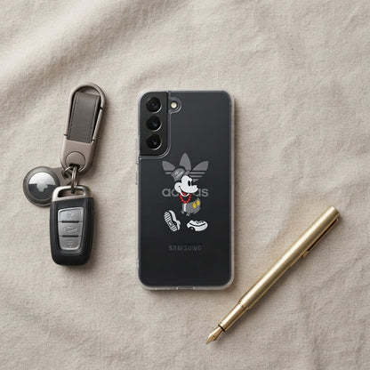 Streetwear Mickey Mouse x Adidas Clear Phone Case for Samsung Galaxy