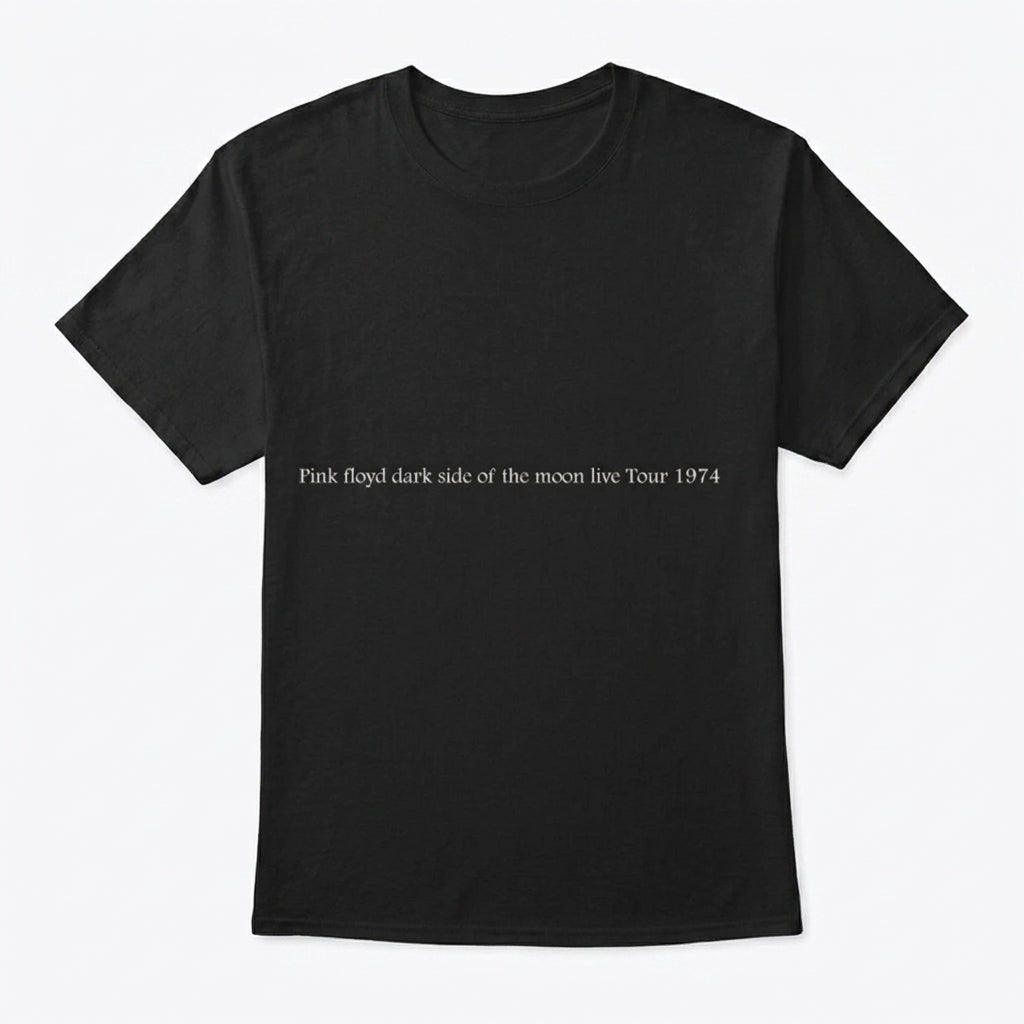Pink Floyd Dark Side of the Moon 1974 Tour Minimalist T-Shirt