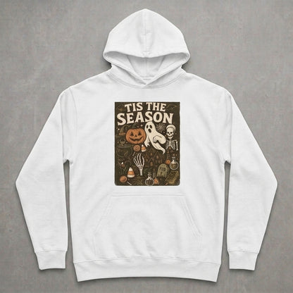 Tis The Season Vintage Halloween Hoodie – Retro Spooky Graphic Pullover