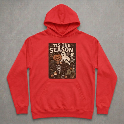 Tis The Season Vintage Halloween Hoodie – Retro Spooky Graphic Pullover