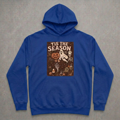 Tis The Season Vintage Halloween Hoodie – Retro Spooky Graphic Pullover