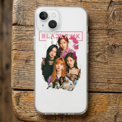 BLACKPINK Graphic Clear Phone Case | K-Pop Girl Group Cover