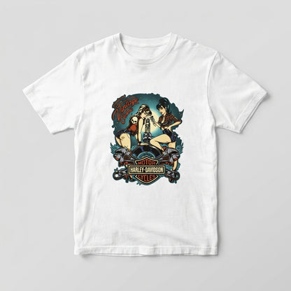 Vintage Classic Custom Wrench Pinup Graphic T-Shirt