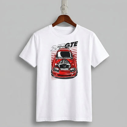 Toyota Supra Mk4 2JZ-GTE Engine Bay Graphic T-Shirt